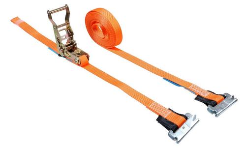 Spanband 25 mm 1,5 ton 6M Oranje met Sleufgatfitting, Auto diversen, Aanhangwagen-onderdelen, Nieuw, Verzenden