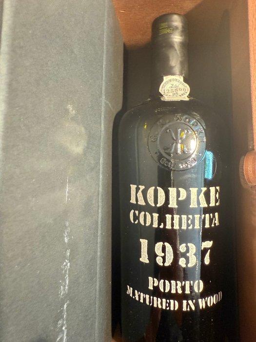 1937 Kopke Colheita - Colheita Port - Gebotteld in 2021 -, Verzamelen, Wijnen