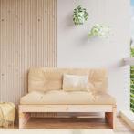 vidaXL Middenbank 120x80 cm massief grenenhout, Verzenden, Nieuw