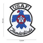 Embleem stof USAF thunderbird, Verzamelen, Verzenden