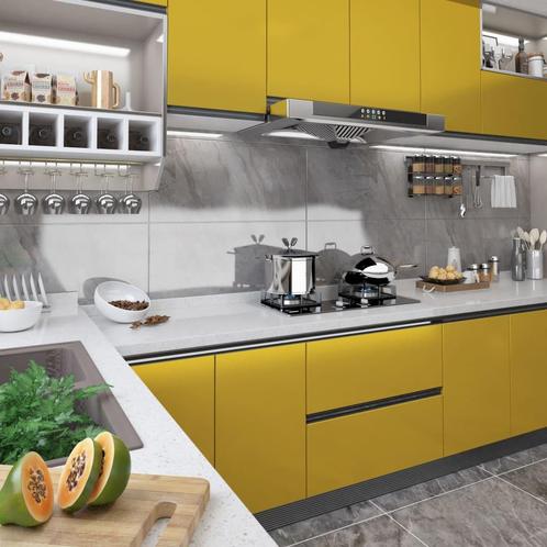 vidaXL Meubelfolie zelfklevend 500x90 cm PVC hoogglans, Huis en Inrichting, Stoffering | Gordijnen en Lamellen, Nieuw, Verzenden