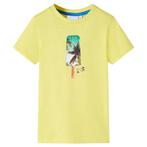 vidaXL Kindershirt 128 geel, Verzenden, Nieuw