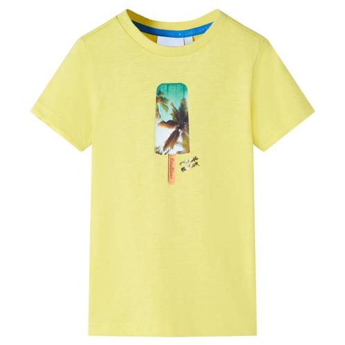 vidaXL Kindershirt 128 geel, Kinderen en Baby's, Kinderkleding | Overige, Nieuw, Verzenden