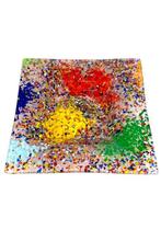 Schotel - Muranoglas - Asbak Ametista 18 cm, Antiek en Kunst, Antiek | Glas en Kristal