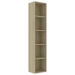Boekenkast 40x30x189 - Sonoma Eiken - OP = OP! Wees Snel!, Huis en Inrichting, Kasten | Boekenkasten, Met plank(en), Minder dan 50 cm