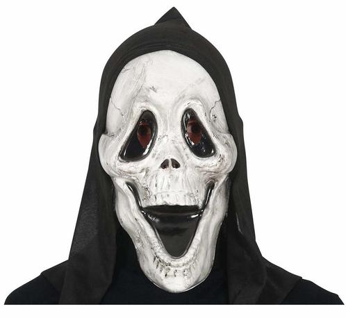 Zwart Witte Halloween Masker Spook, Hobby en Vrije tijd, Feestartikelen, Nieuw, Verzenden