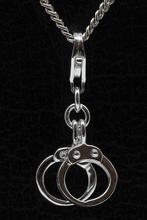 Zilveren Handboeien los middel hanger en/of bedel, Sieraden, Tassen en Uiterlijk, Verzenden, Nieuw