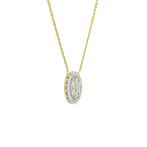 Ketting - 18 karaat Geel goud - 0.50ct. tw. Diamant