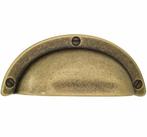 Schelpgreep 95x38mm verbronsd, Ophalen of Verzenden, Nieuw