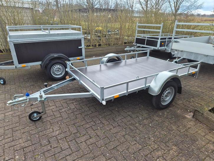 Koetstrailers / motortrailers vanaf € 825,00 ex btw, Auto diversen, Aanhangers en Bagagewagens, Nieuw, Ophalen
