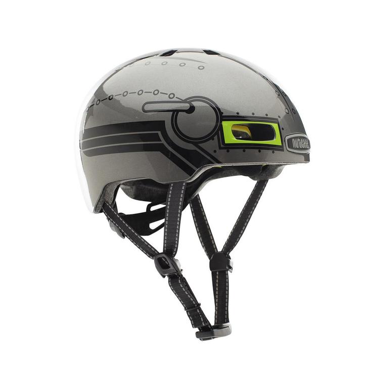 Nutcase Little Nutty Kinderhelm / Fietshelm Robo Boy  Gloss, Fietsen en Brommers, Fietsaccessoires | Fietshelmen, Nieuw, Verzenden