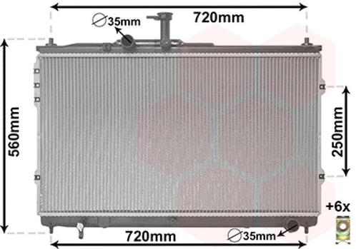 RADIATOR VOOR HYUNDAI H-1 2007-2014 253104H000, Auto-onderdelen, Airco en Verwarming, Nieuw, Ophalen of Verzenden