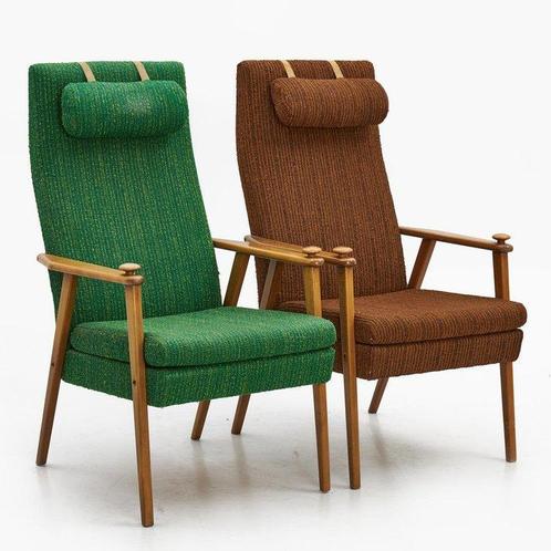 Broderna Johansson - Fauteuil - Hout - Twee fauteuils uit de, Antiek en Kunst, Kunst | Designobjecten