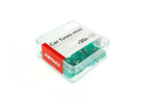 MINI Steekzekering 30A - Doos 50 stuks, Auto diversen, Auto-accessoires, Nieuw, Ophalen of Verzenden