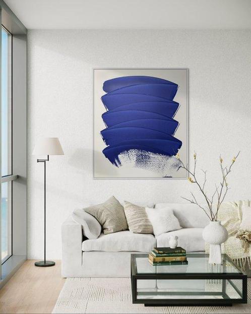 Eren - Blue Waves no.2 - XXL, Antiek en Kunst, Kunst | Schilderijen | Modern