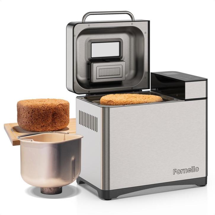 Fornello Broodbakmachine - Noten/fruit - dispenser, Witgoed en Apparatuur, Broodbakmachines, Nieuw, Verzenden