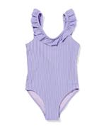 HEMA Kinder badpak seersucker lila korting, Verzenden, Nieuw