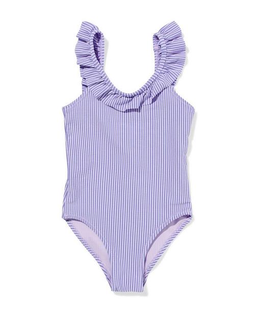 HEMA Kinder badpak seersucker lila, Kinderen en Baby's, Kinderkleding | Overige, Nieuw, Verzenden
