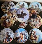 Franklin Mint - Paul Calle - Bord (12) - Porselein, Goud -