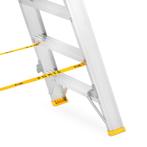 Compacte Aluminium Huishoudtrap - 2x5 Treden - Lichtgewic..., Doe-het-zelf en Verbouw, Ladders en Trappen, Nieuw, Ophalen of Verzenden
