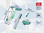 Leifheit Dry & Clean ruitenreiniger - incl. steel (43 cm) -, Huis en Inrichting, Verzenden, Zo goed als nieuw
