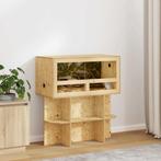 vidaXL Terrarium Bruin 80 x 40 x 40 cm OSB, Dieren en Toebehoren, Verzenden, Nieuw