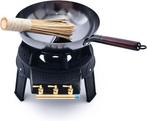 Grill Guru Easy Asia complete outside burner kit met wok, Ophalen of Verzenden, Nieuw, Grill Guru Easy Asia