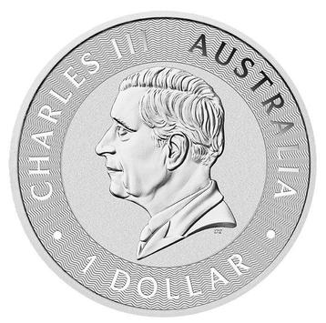Australië. 1 Dollar 1 oz Silbermünze Australian Kangaroo - beschikbaar voor biedingen