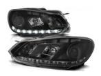 LED DRL koplampen Black geschikt voor VW Golf 6, Auto-onderdelen, Verlichting, Verzenden, Nieuw, Volkswagen