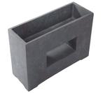 Plantenbak Fiberclay 75x27x52 cm Antraciet, Verzenden, Nieuw
