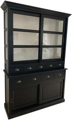 Buffetkast zwart Schalkhaar 150cm, Ophalen of Verzenden, Nieuw