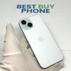 iPhone 15 128GB blauw E-sim /100% batt /krasvrij /garantie, 128 GB, IPhone 15, Verzenden, Zo goed als nieuw