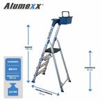 Alumexx Twin-Deck 2.0 huishoudtrap, Doe-het-zelf en Verbouw, Ladders en Trappen, Nieuw, Verzenden