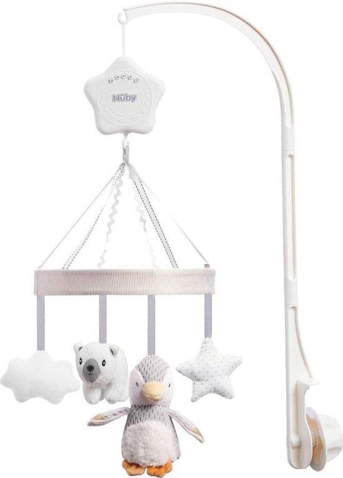 Nûby - Little Penguin Muziekmobiel - Mobiel voor babybedje, Kinderen en Baby's, Speelgoed | Overig, Verzenden