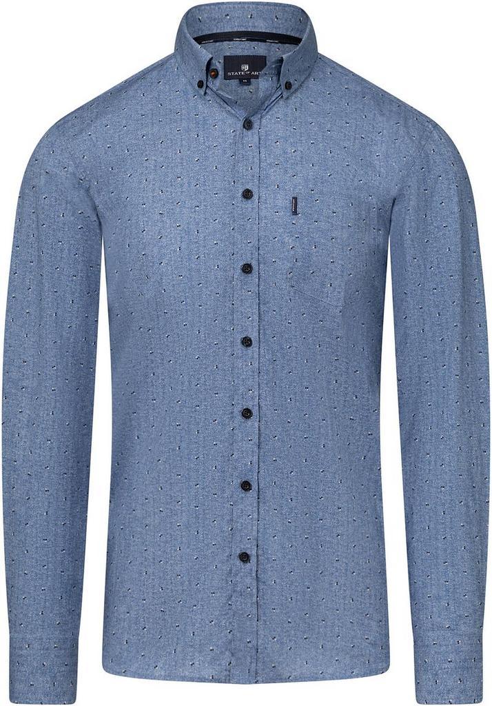 State Of Art Overhemd Print Blauw maat 4XL Heren, Kleding | Heren, Overhemden, Blauw, Nieuw, Verzenden