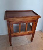 Kast - Hout Mahonie - Glas - Theekastje