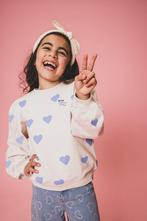 Meisjes sweater excru hartjes  Looxs Little Maat 110 110, Meisje, Trui of Vest, Nieuw