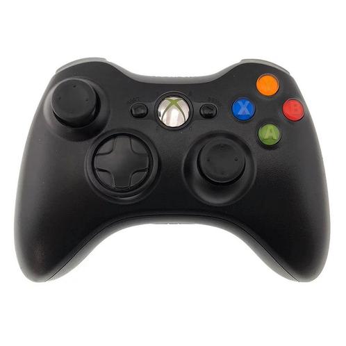 Microsoft Xbox 360 Controller - Zwart, Spelcomputers en Games, Spelcomputers | Xbox 360, Zo goed als nieuw, Verzenden