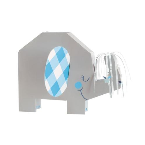 Baby Olifant Tafeldecoratie Blauw 23cm, Hobby en Vrije tijd, Feestartikelen, Nieuw, Verzenden