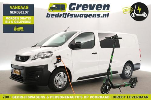 Peugeot e-Expert L3H1 75 kWh, Auto's, Bestelauto's, Onderhoudsboekje, Lease, Automaat, Wit, Financial lease, Stof, Overige brandstoffen