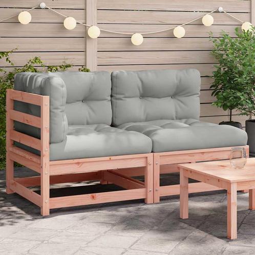 vidaXL Tuinbank 2-zits met kussens massief douglashout, Tuin en Terras, Tuinsets en Loungesets, Nieuw, Verzenden