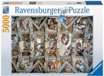 De Sixtijnse Kapel Puzzel (5000 stukjes) | Ravensburger -, Hobby en Vrije tijd, Denksport en Puzzels, Nieuw, Verzenden