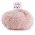 Katia Ingenua - 63 poederroze - Mohair Garen, Hobby en Vrije tijd, Breien en Haken, Ophalen of Verzenden, Nieuw