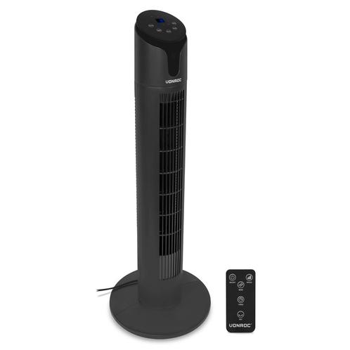 Luxe Torenventilator – 86 cm - 3 snelheden – zwart | Incl., Witgoed en Apparatuur, Ventilatoren, Nieuw, Verzenden