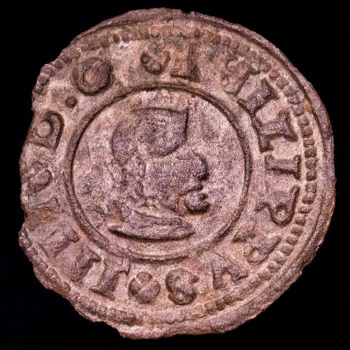 Spanje. Felipe IV. 8 Maravedís Ceca de Madrid, 1662., Postzegels en Munten, Munten | Europa | Niet-Euromunten