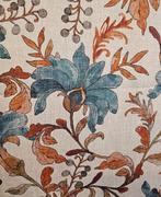 Exclusieve Art Nouveau bloemen satijn katoenweefsel met, Antiek en Kunst