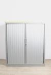 Eco-Office roldeurkast, 139x120 cm, aluminium