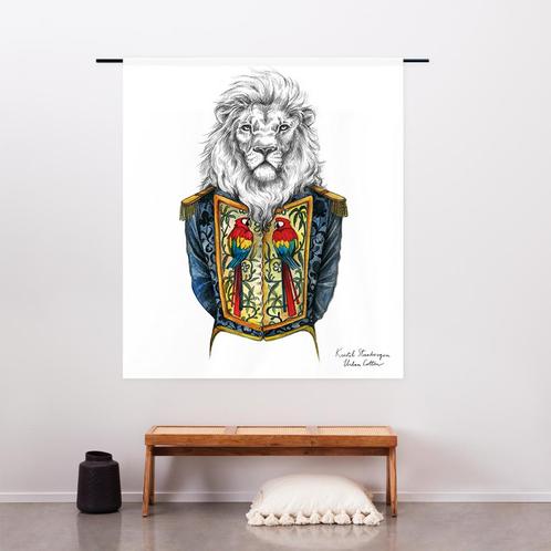 *WOONWINKEL* Urban Cotton Lion Wandkleed Large, Huis en Inrichting, Woonaccessoires | Overige, Nieuw, Verzenden
