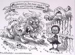 Pentekening Amerika - Sudan (lijst optie, Tekeningen), Verzenden