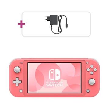 Nintendo Switch Lite - Coral (Met Oplader) beschikbaar voor biedingen